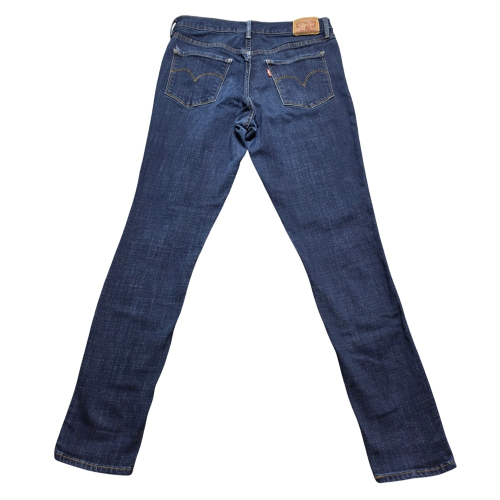 Jeans Levis 29 Womens‎ Dark Blue Excellent 311 Shaping Skinny Distressed Ripped - Picture 5 of 11